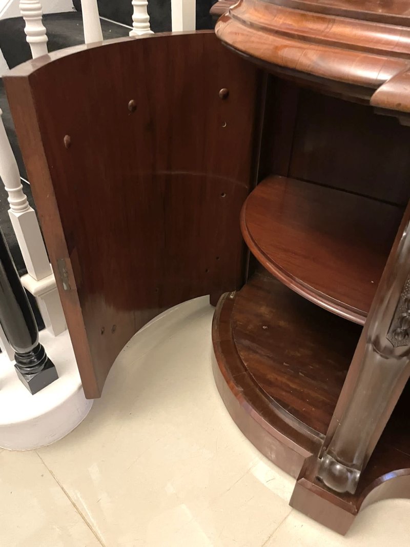 Outstanding Quality Antique Victorian Carved Mahogany Mirror Back Sideboard - Image 9